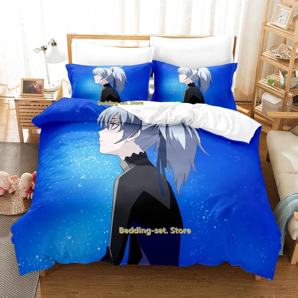 Comfortable Anime Print Bedding Set With Duvet Cover And Pillowcases Single Twin Full Queen King Sizes For Adults And Kids