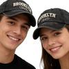 High Embroidery Snapback Hat for Men Vintage Black Green Washed Baseball Caps for Women