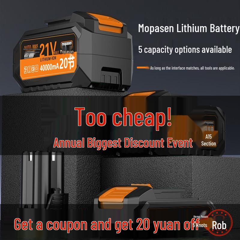 Makita 21V Lithium Battery Hammer Drill & Angle Grinder Combo