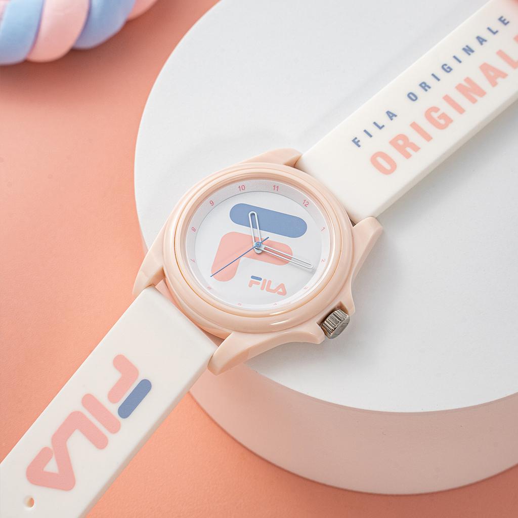FILA 6113 Series Quartz Watch Silicone Strap White Dial 30M Water Resistant Sport Trend Couple Watch Women watches FLM38-6113-025