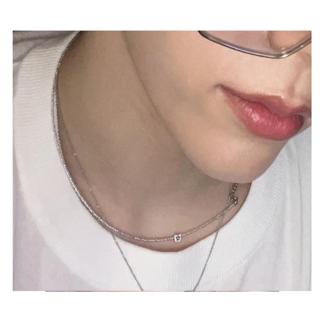 [RIIZE WonBin Style] Falling Star Silver Necklace / 925 Silver