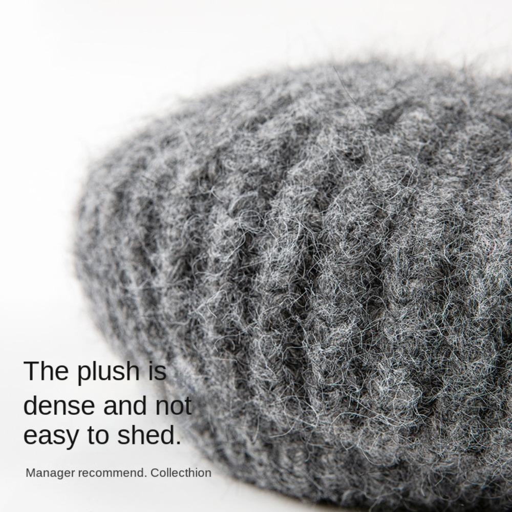 Elastic Knitted Berets British Style Artist Hat Fashion Newsboy Cap Outdoor