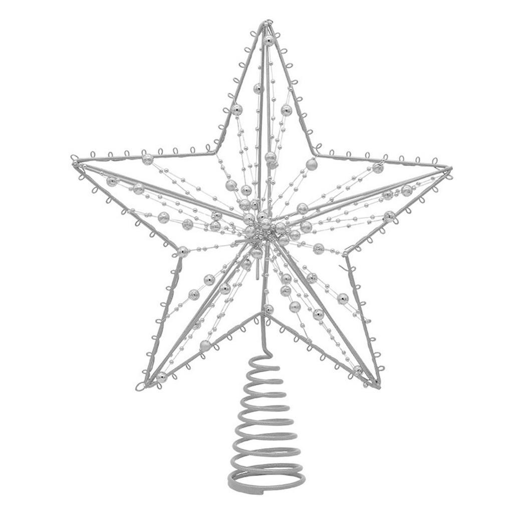 Christmas Tree Toppers Christmas Party DIY Decorations Accessories Star Shaped