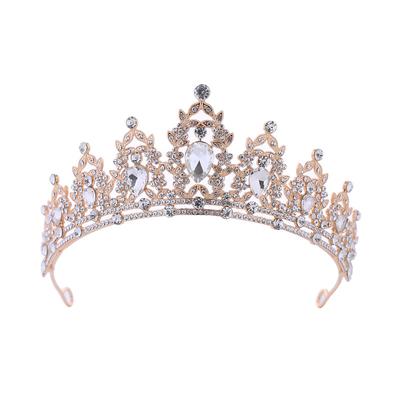 Bride Crown Headdress Birthday Wedding Hairband Jewelry Queen Wedding Alloy Headwear Hair Accessory Crown