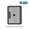 Protective Case - MOBILIS - iPad 11'' 2025 - Transparent Back - Shock-Absorbing Corners - Ultra Reinforced