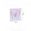 80sheet/pack Gradual Change Butterfly Sticky Note Book Korean Simple Note Book Sticker Base Material Office Accessories