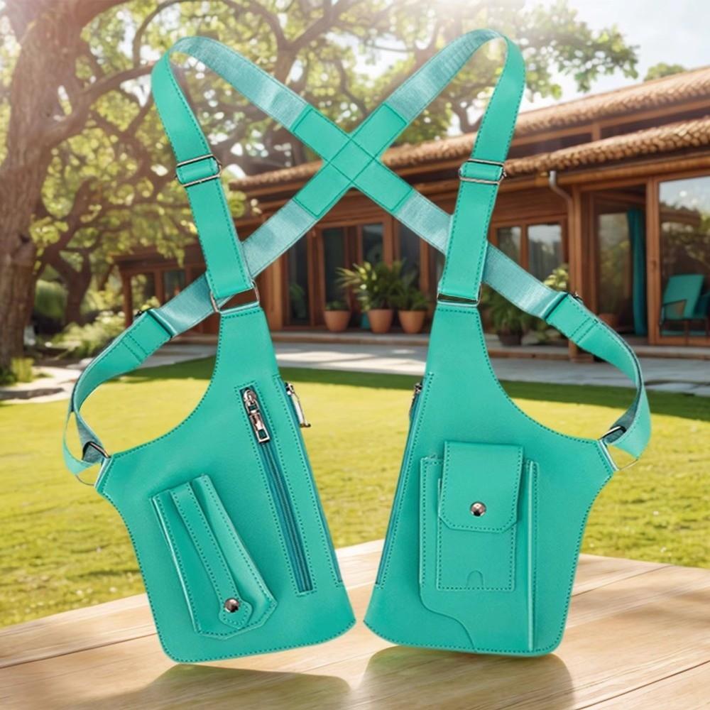Vintage Anti-Theft Underarm Bag Adjustable Strap Mobile Phone Chest Bags  Travel Use