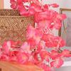 1.8m 256 Simulated Artificial Sakura Flower Garland Hanging Vines for Spring Home Room Wedding Party Decor