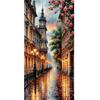 Diy Large Size Beautiful Street Scenery Diamond Painting Art Kits 5D Full Diamond Mosaic Embroidery Rhinestone Picture Wall Decor J3990