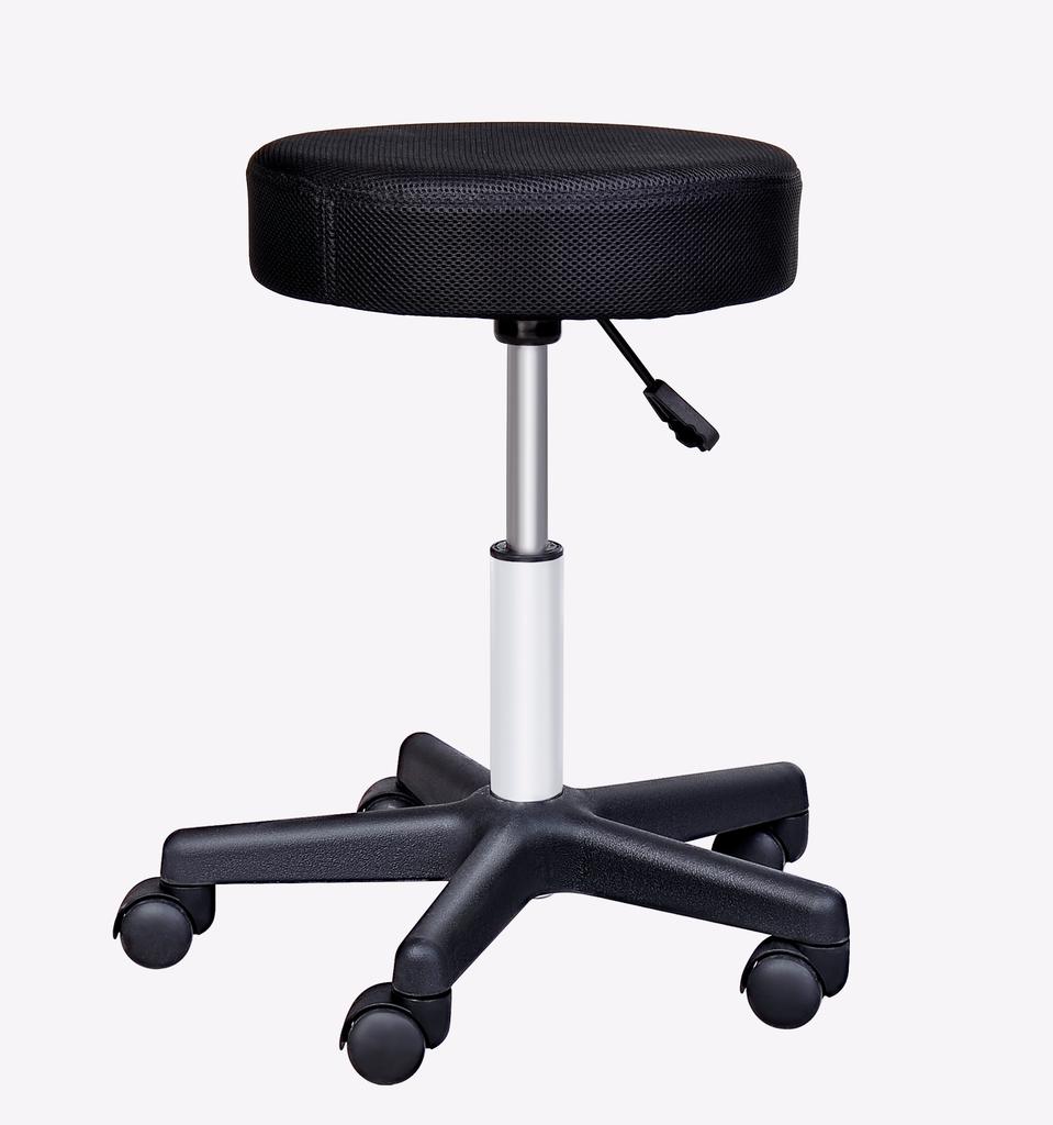 Adjustable Height Swivel Massage Stool With Wheels And Three Colors Of Protective Cover