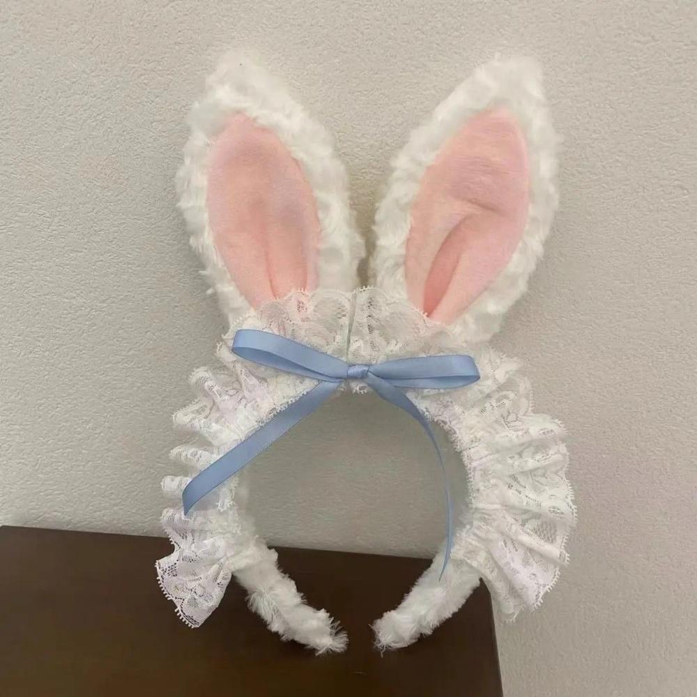 Party Props Hairband Charming Rabbit Ear Headband Easter Headband Playful Lolita Cosplay Headwear For Easter Egg Hunt Shows