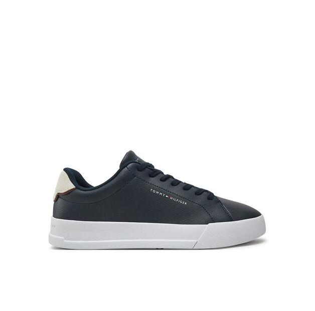 Мужские кроссовки Tommy Hilfiger Th court lth detail ess fm0fm05367 granatowy