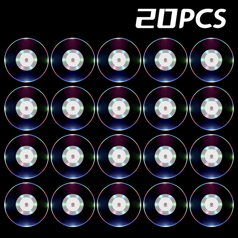 1/10/20/30PCS LED Coaster Light Up Coasters Stickers Liquor Bottle Drink Luminous Cup Mat Club Bar Party Car Wedding Vase Decor