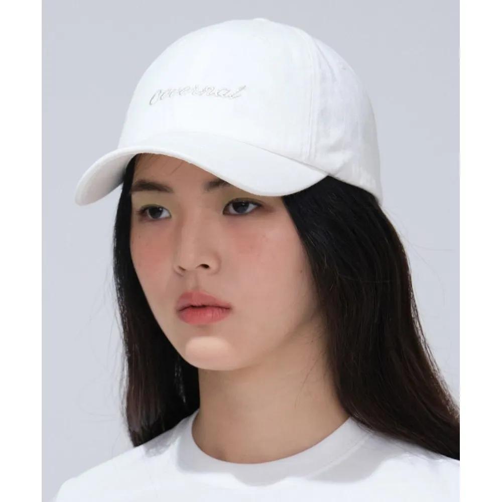 WOMAN Clover Heart Glitter Embroidery Ball Cap White CO2400CA65WH 277131 F