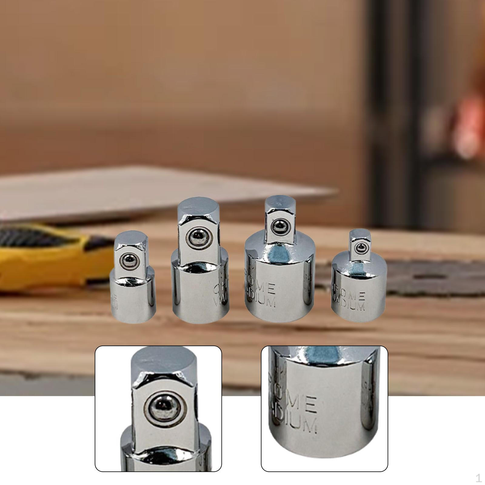 

4 шт. Адаптеры для головок, переходники для розеток, гараж для переоборудования ударного гайковерта/трещоточных ключей, трещотка