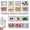 New Creative Design Leopard Heart Flowers Star Ball Cat Italian Charm Links Fit 9mm Stainless Steel Bracelet DIY Making Jewelry