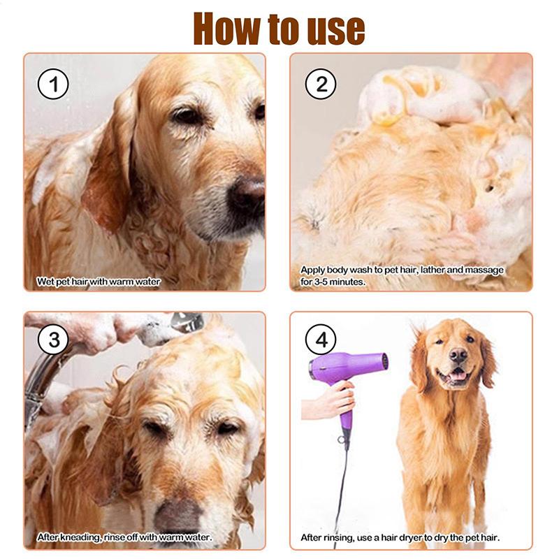 Pet Shower Gel Universal Skin-friendly Grooming Supplies Puppy Care Products to Remove Dirt and Oil Remove Odors Universal