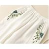 Retro Embroidered Carrot Pants Women's Summer Straight Harem Pants Loose Solid Color All-match Casual All-match Nine-point Pants