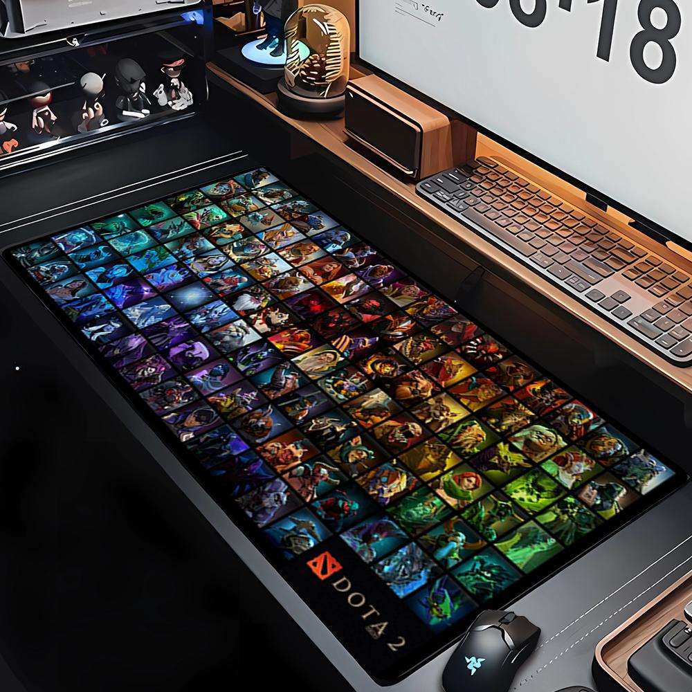 HD Print Office Computer Keyboard Mousepad XXL PC Gamer 90x40CM Laptop Desk Mat Large Game Mouse Pad Dota 2 Gaming Accessories