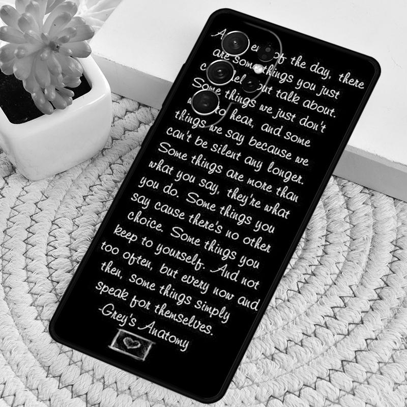 Grays Anatomy You are my person Silicone Phone Case For Samsung Galaxy note 10 pro S26 S24 S23 S22 S21 Plus S25Ultra Capa Cover