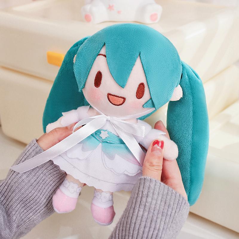 Rozkošná plyšová panenka Hatsune Miku Fufu Dárky Narozeninové dárky Roztomilá panenka Dárky pro přítelkyni Plyšová holka Dárek