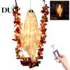 Indoor Party Atmosphäre Requisiten Schwingender Geist Outdoor Dekoration, Großes Halloween Hängendes mit Ahornblatt Kreatives Geschenk für Freunde Lichterketten Und