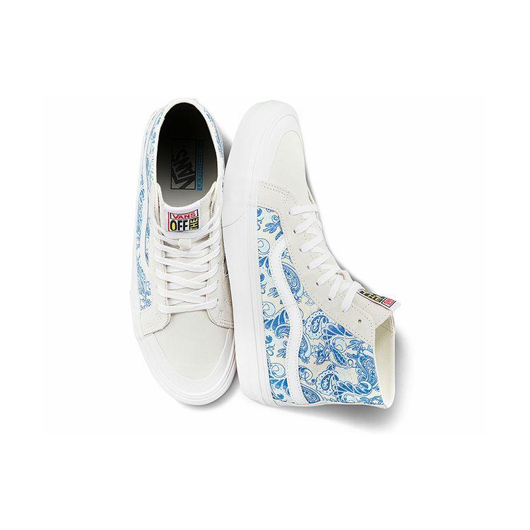 Vans Sk8 Hi Casual Lightweight Breathable High-Top Skate Shoes Unisex Sneakers Blue VN0A3MV1686