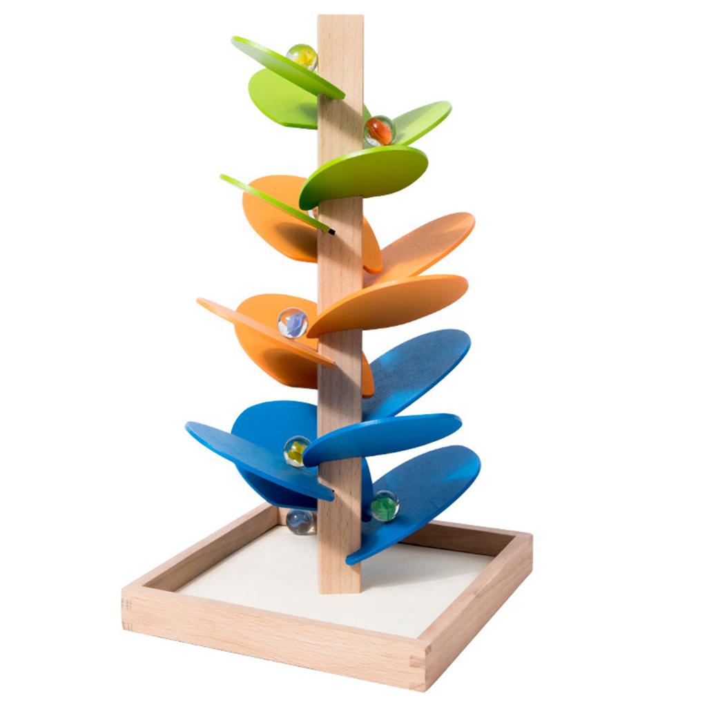 Montessori Educational Toy For Kids Wooden Ball Drop Music Tree Colorful Beads For Boys And Girls Nursery Learning