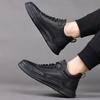 Fashion Fashion High-top Casual Sneakers for Men New Soft-soled Designer Men's Platform Shoes Fashion Cow Leather Sports Zapatos Hombre