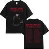 2026 Bruno Mars The Romantic Tour T Shirt for Men Women Hiphop Streetwear Oversized Tops Cotton T-Shirt Casual Short Sleeve Loose Tee Oversized Tops