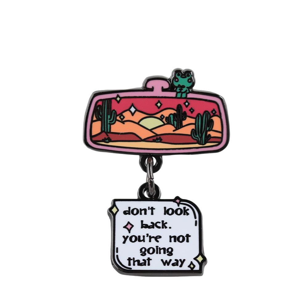 Creative Enamel Pendant Badge Brooch - Party Accessory & Gift