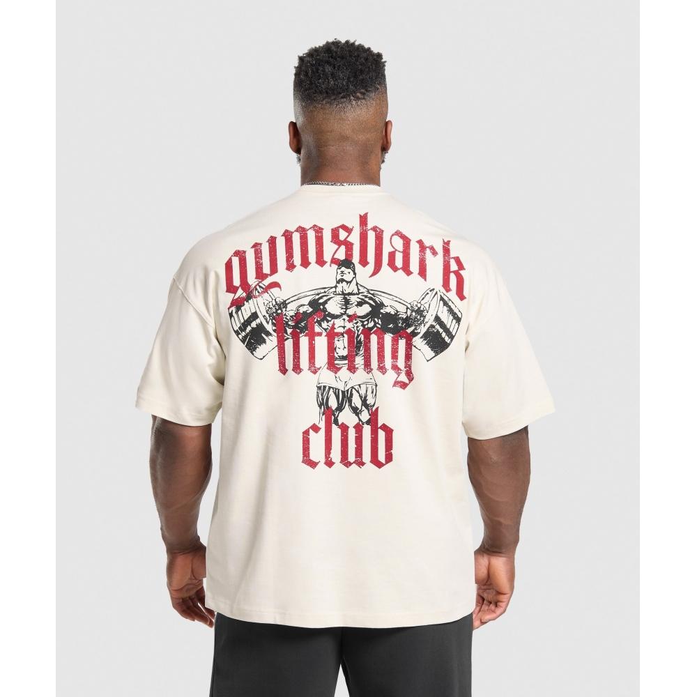 

Gymshark Футболка Lifting Club OaT White CondiTioning Red A1c8b Wdz1 S