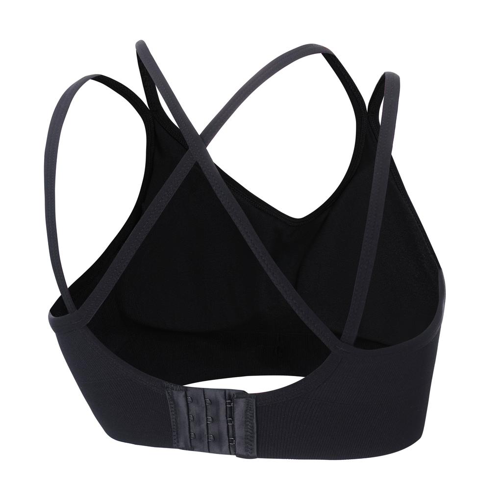 Cross Back Adjustable European and American Sports Hoopless Hygroscopic Yoga Fitness Large Sports Bra