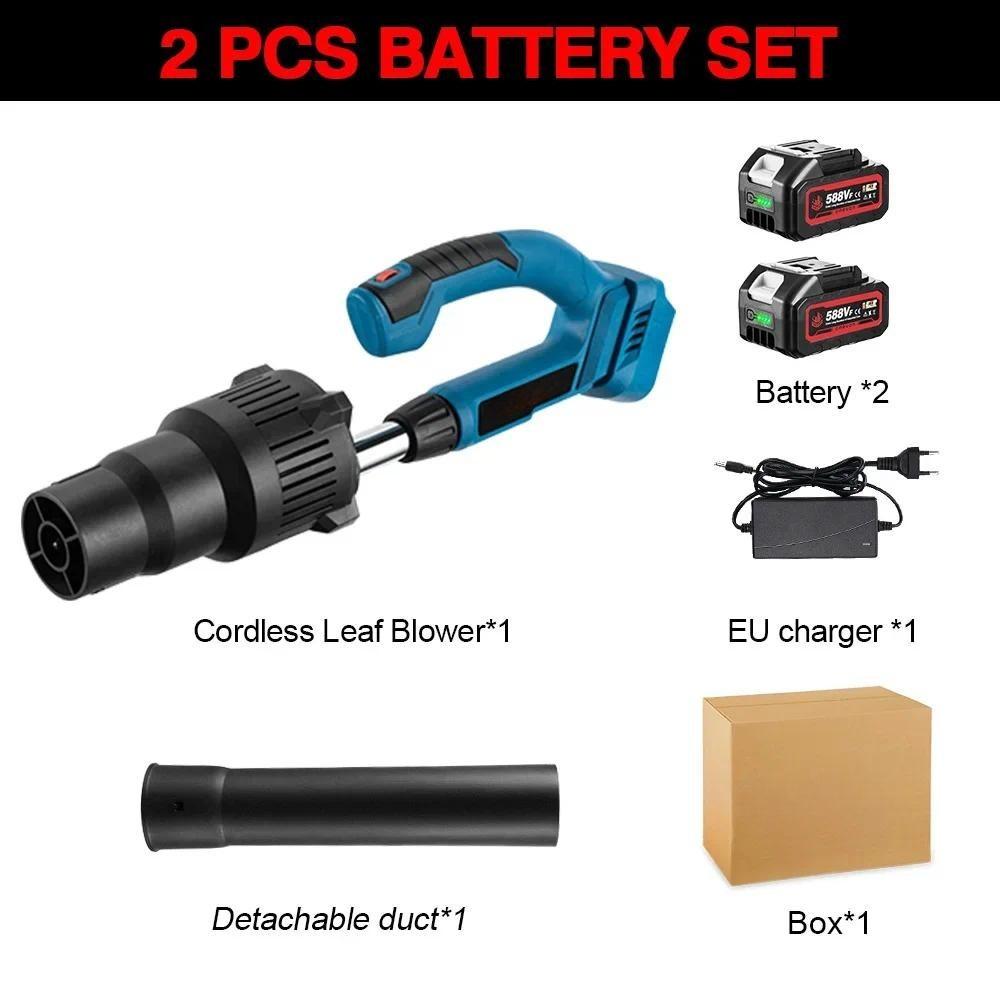 5 Gear 52000RPM High Power Garden Power Tools Brushless Electric Air Blower Scalable Wireless Portable Blower
