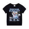 Kpop Demon Hunters Children's Clothing Short Sleeve T-shirt Cute Kpop Demon Hunters Tiger Harajuku Tshirt for Boys Girls