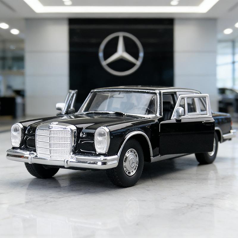EFQXA1 WELLY 1:36 Mercedes-Benz 600 1963 Alloy Car Diecasts & Toy Vehicles Car Model Miniature Scale Model Car Toy For Children