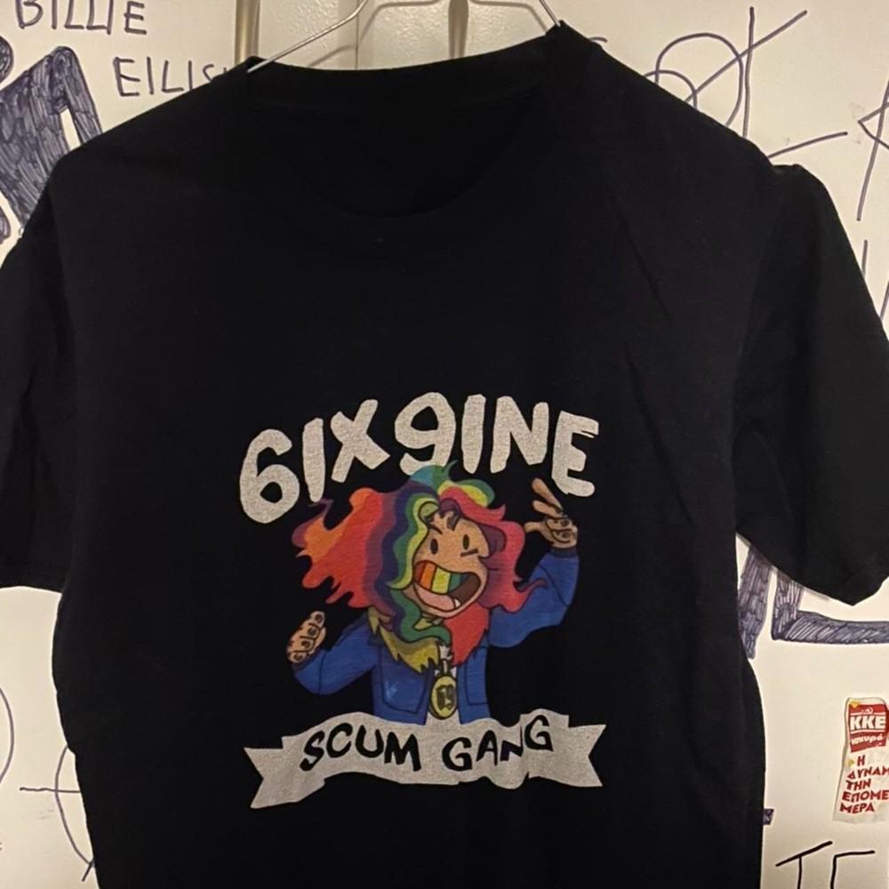 

6ix9ine Unisex scum gang S-5XL Short Sleeve Tee T-shirt BO188 Unisex T-Shirt XXXL