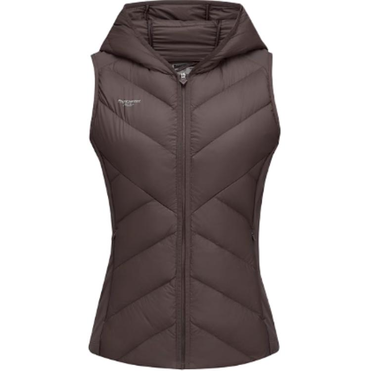 Skechers Sports Lifestyle Warm Windproof Water-Resistant Durable Vest Women vest Sandalwood-Brown P424W182-0547 S