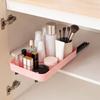 Large Capacity Pull Out Storage Tray Anti-slip with Slide Rails Sliding Cabinet Shelf Plastic Slide Out Pantry Shelves Cabinet