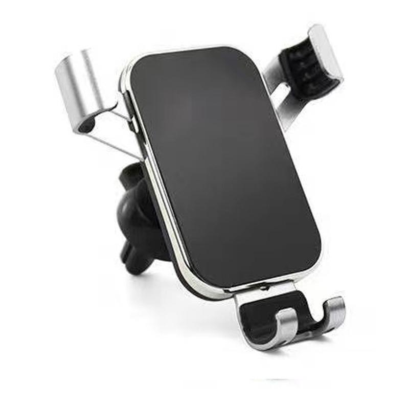 Car Mobile Phone Bracket Car Air Outlet Mobile Phone Navigation Metal Bracket Vehicle-Based Cell Phone Holder