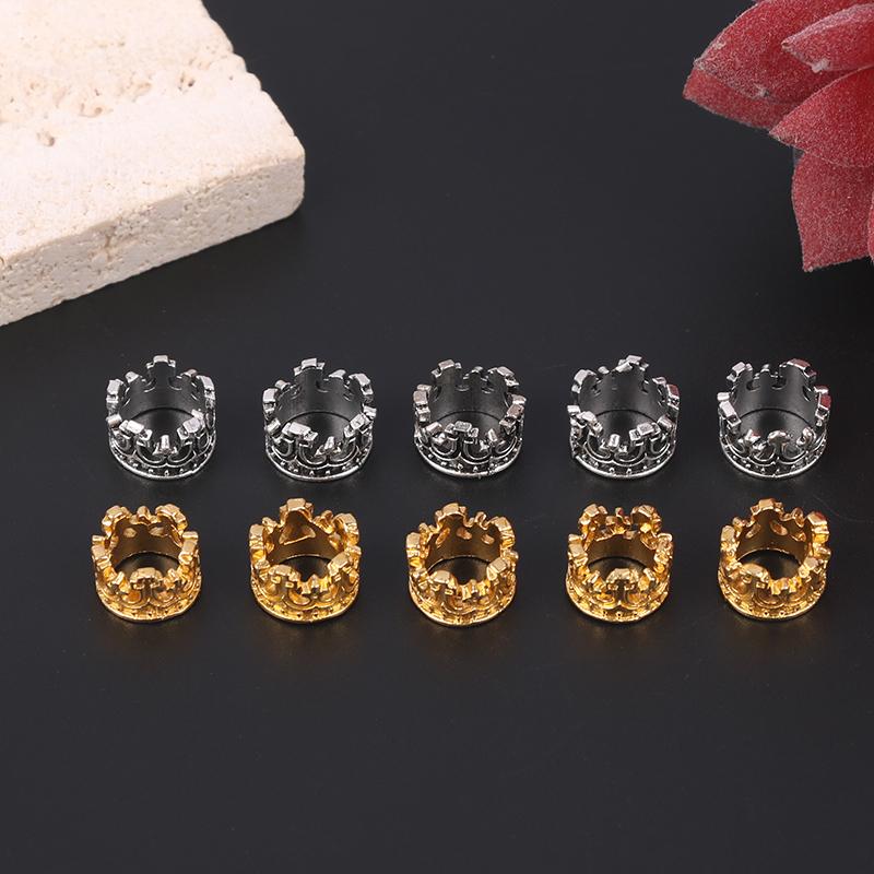 10ks Mini Metal Crown Modely Hračky Panenky Příslušenství Pokrývky hlavy pro mini panenky