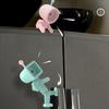 Astronaut Magnetic Night Light LED Mini Robot Book Light With Battery Table Building Block Ornament Ambient Light