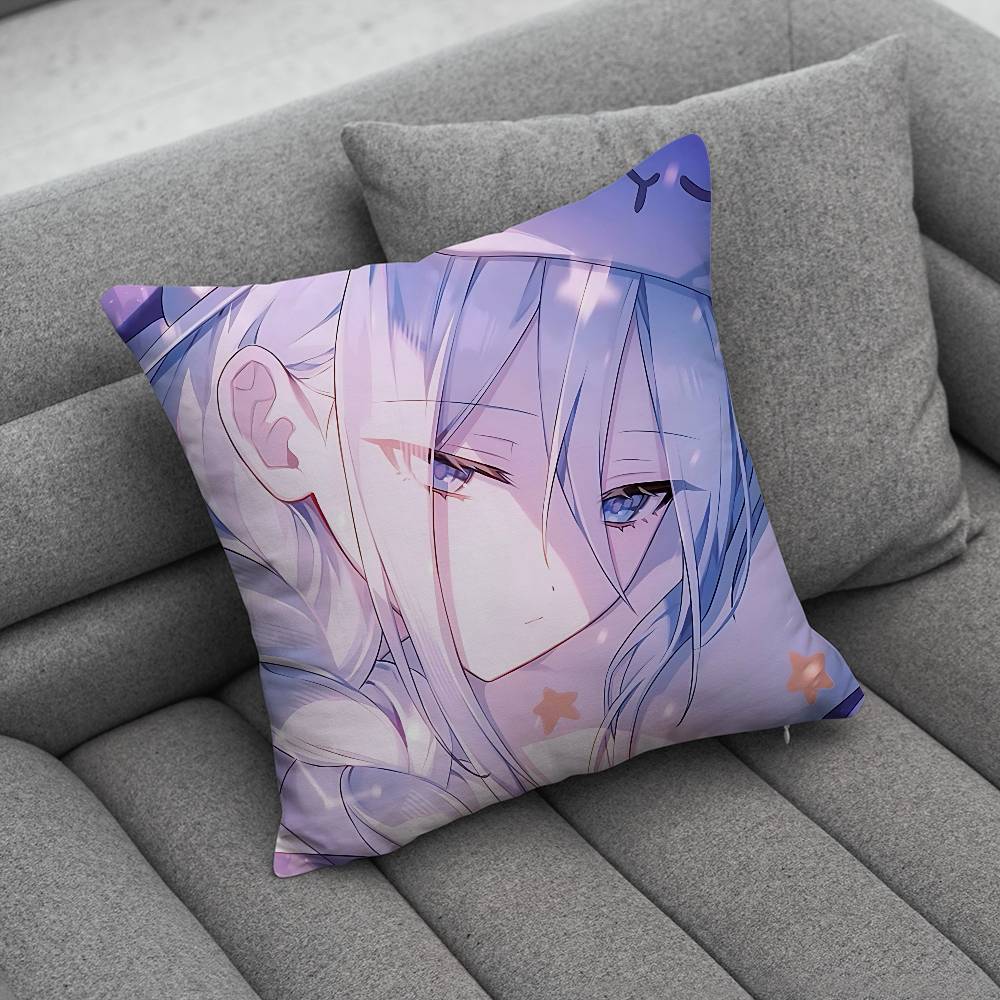 Project Sekai YYoisaki Kanade Pillow Case For Home Bedroom Car Office Decoration Living Room Sofa Cushion Cover Suitable