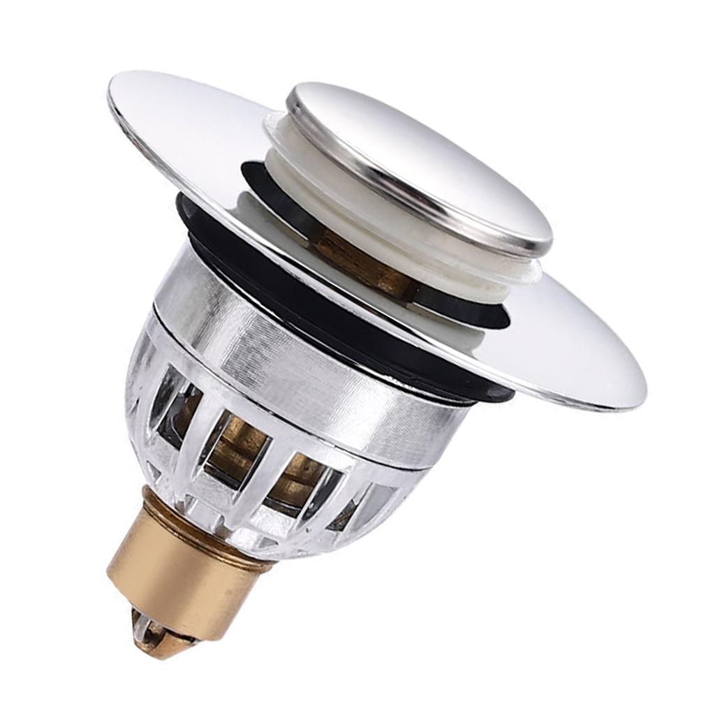 Replacement Wash Basin Plug Convenient Sink Stopper Innovative Bathroom Sink Plug Catch Debris Prevent Clogging Durable