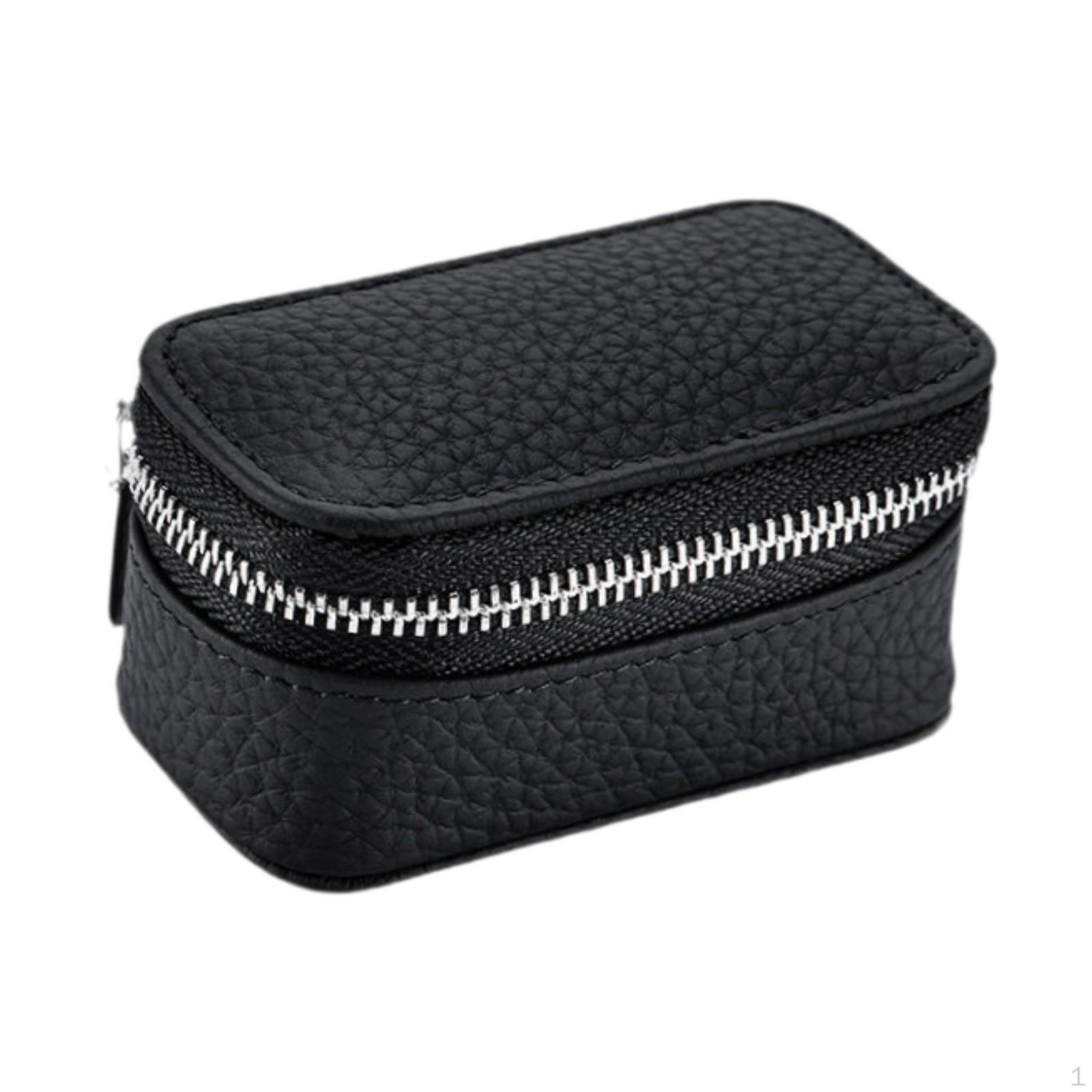 

Earrings Bracelet Rings Bag, Portable Velvet Jewelry Box, Mini Earring Necklace Storage Gift чёрный