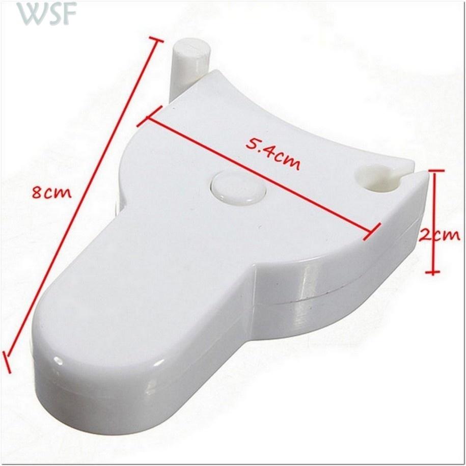 Fangle Practical Fitness Accurate Fat Caliper Measuring Body Tape Ruler Measure WSN2