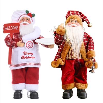 2025 Christmas Decoration for Home 30cm Santa Claus Doll Party Decor Xmas Ornaments New Year Gift Home Decor Christmas Ornaments