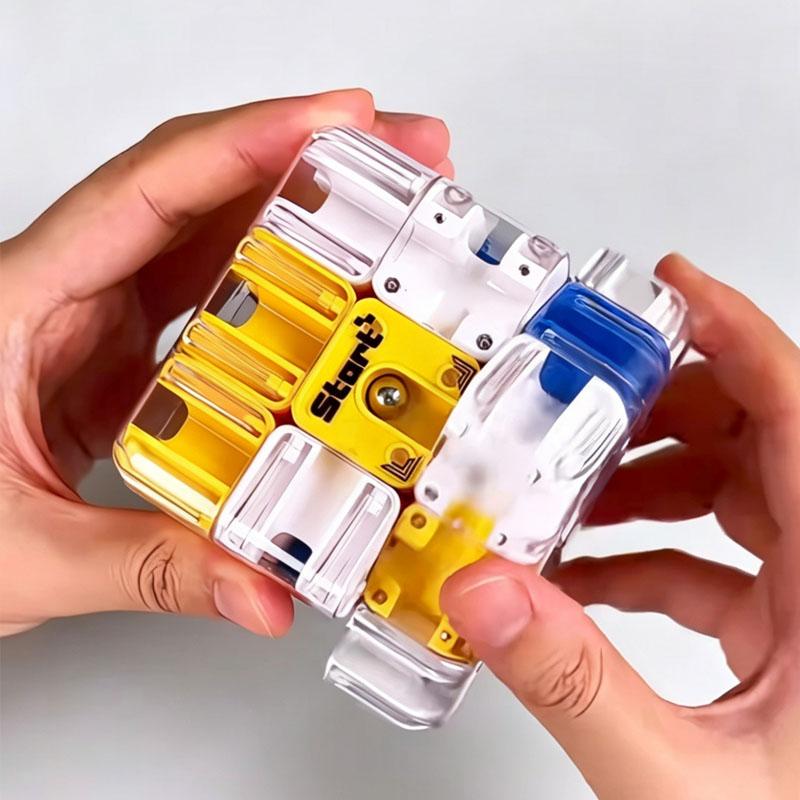 Novelty 3D Rolling Ball Maze Cube Puzzle Brain Teaser Game For Kids & Adults Logical Thinking Educational Labyrinth Toys