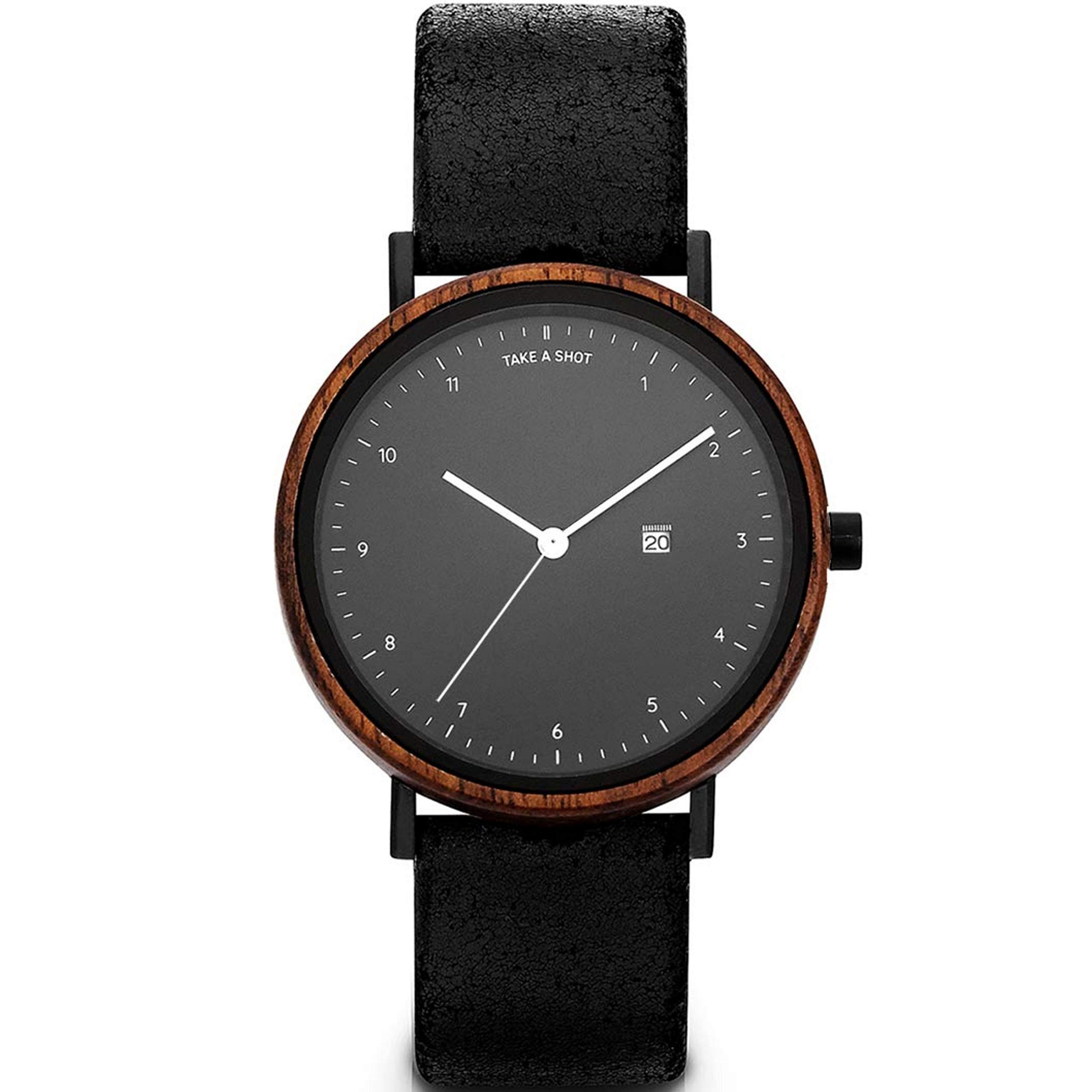 

Shot Shot Gwen 37mm Walnut Watch Men s чёрный