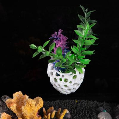 Yousheng Shrimp Dome Hideout Aquarium Shrimp Breeding Cave Betta Habitat Shelters Fish Tank Accessories for Small Fish Guppy Hiding Resting